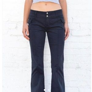 Super cute navy blue brandy melville agatha pants ✨